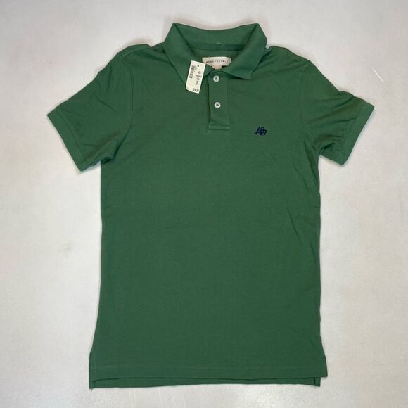 AEROPOSTALE Polo Shirt Men Small Green Short Sleeve NWT - Picture 1 of 5